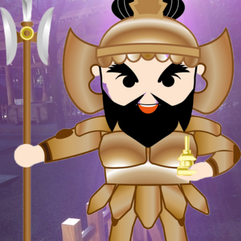 毘沙門天　光バック